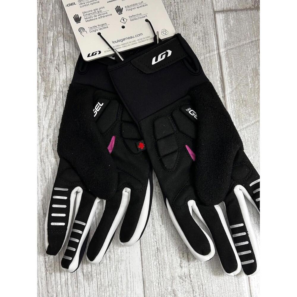 Louis Garneau Rafale Air Gel Women’s Cycling Gloves L – Black/White